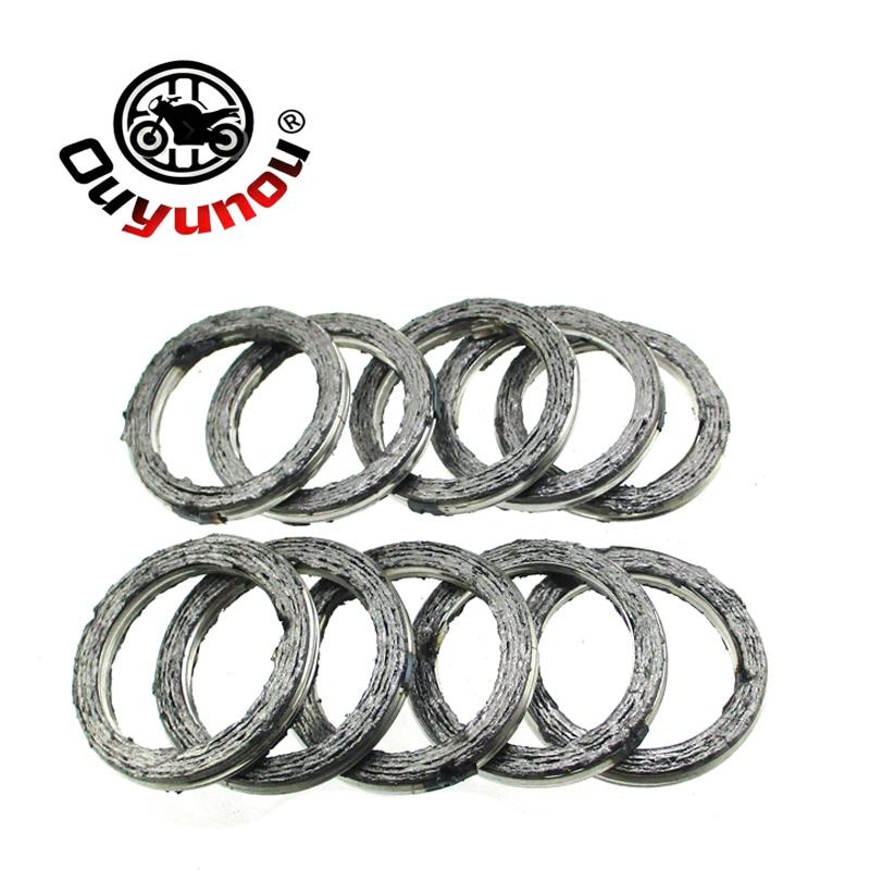 Ouyunou Exhaust Muffler Pipe Gasket Id=32mm For Atv Quad Scooter Moped Pit Dirt Bike