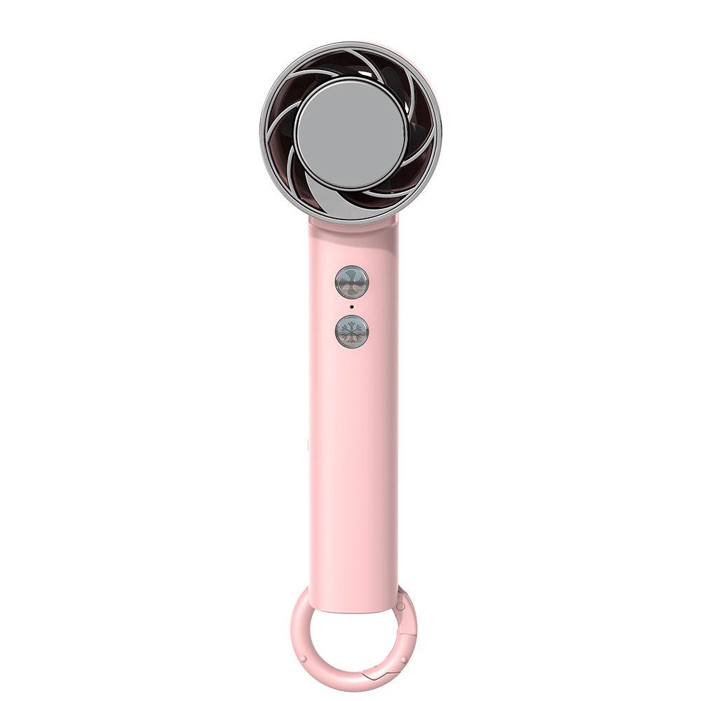 Portable Foldable USB Hanging Neck Fan: Compact Mini Fan with Handheld Option, High Speed, and Long Battery Life for Outdoor Use