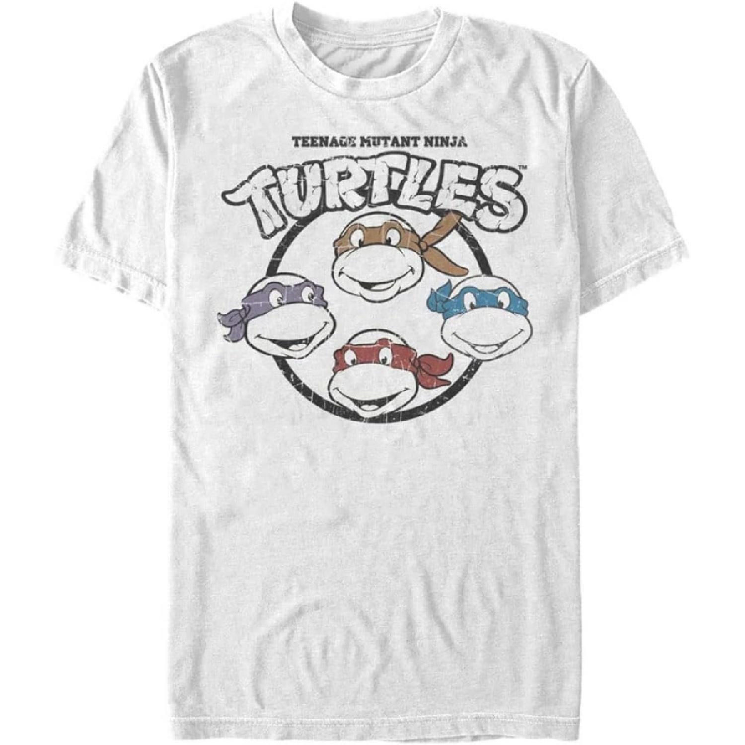 Nickelodeon Men s Big & Tall Four Guys and Logo XXXXXL белый