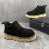Fashion Men Casual Shoes Platform Non-slip Walking Sneakers Lightweight Walking Shoes Breathable Chelsea Boots Men Snow Boots