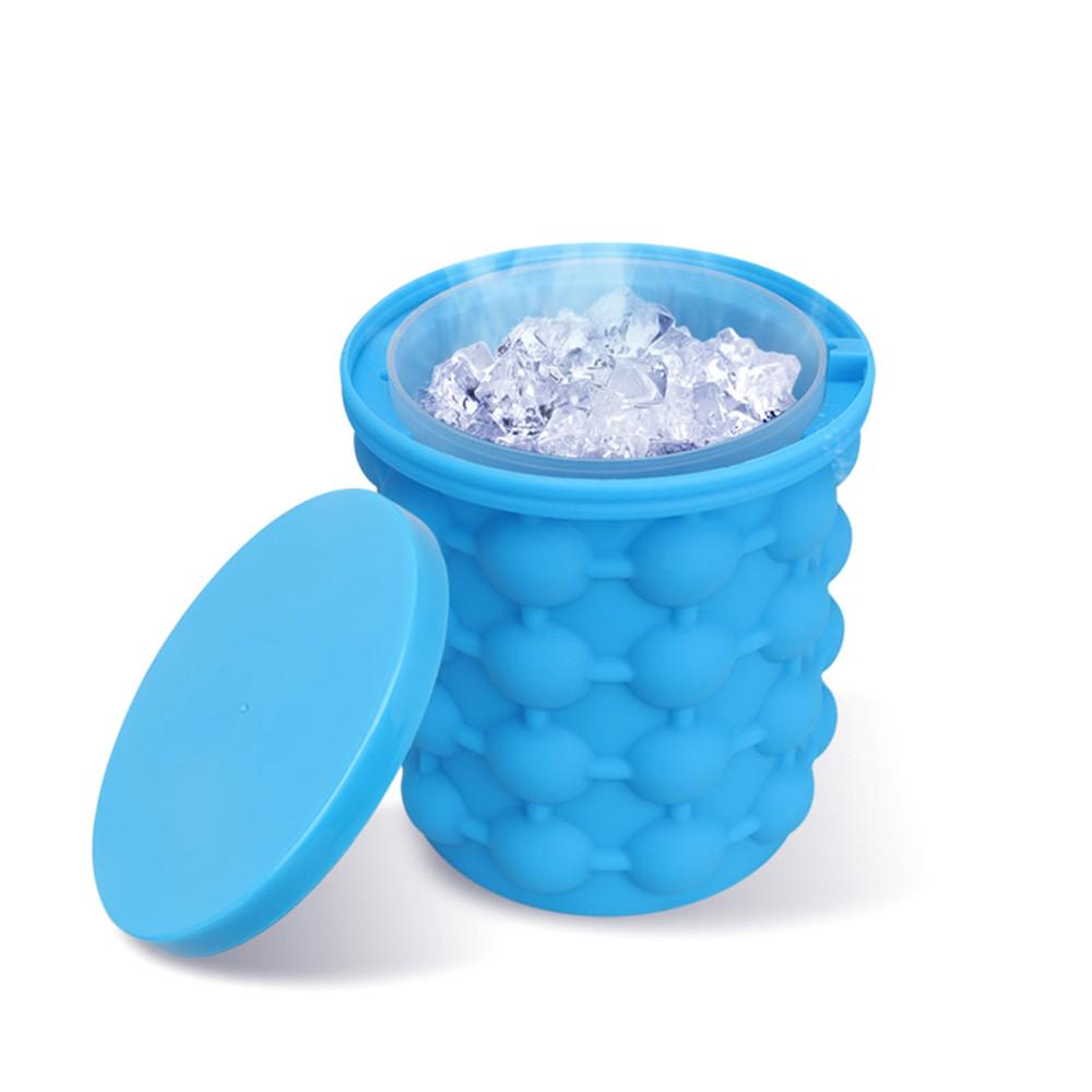32 Cube Ice Silicone Making Tray Icebreaker Pop Space Saving Silicone Ice Cube
