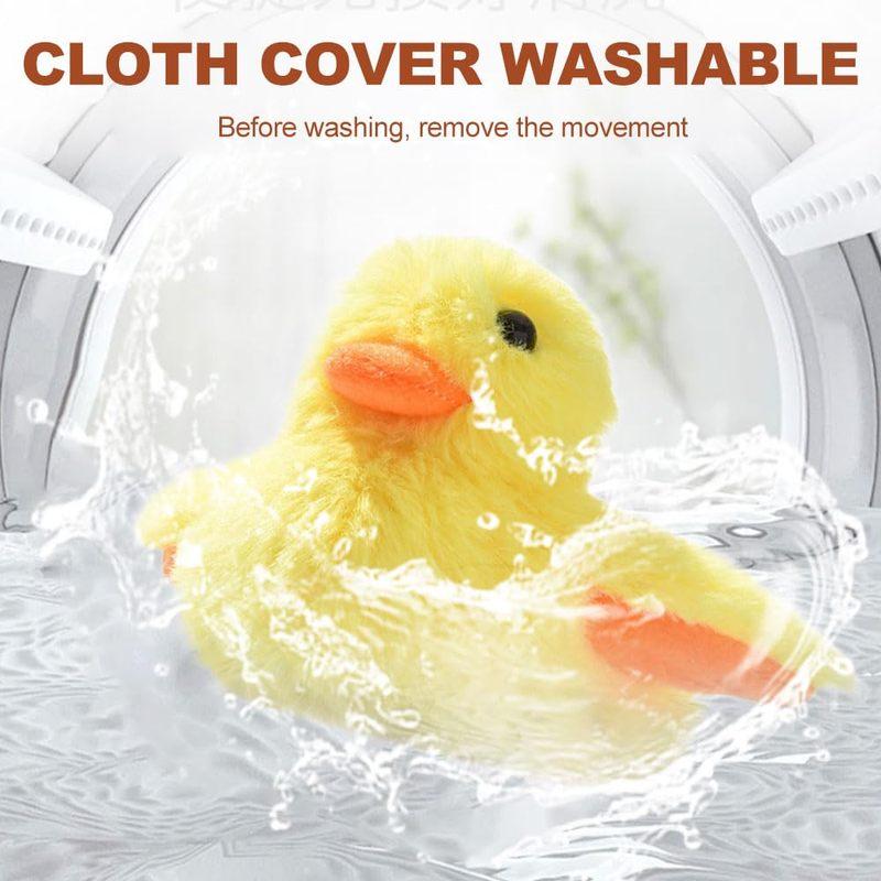 Electric Duck Cat Toy Interactive Pet Entertainment Soft Polyester Durable Biting Resistant Indoor Exercise for Cats