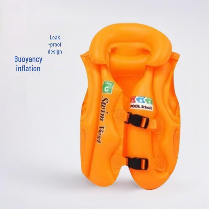 

Детский надувной спасательный жилет с повышенной плавучестью для плавания и обучения плаванию. Size S (up to 30 jin)