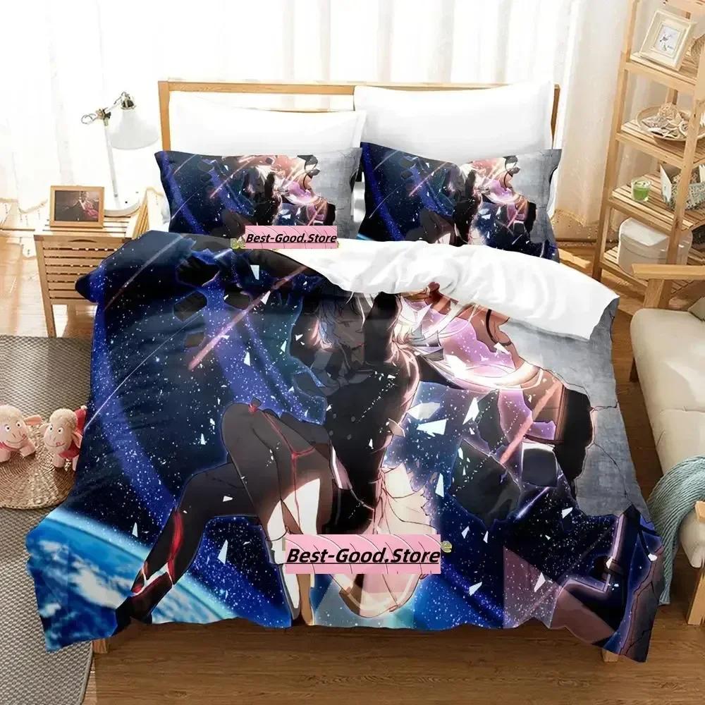 New Zombie Lplus Saga Beding Set Printed Bed Linen Set With Pilowcase Bed Soft Duvet Cover Soft Single Double Quen Super King-Sized Dimensionsd