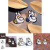 Adorable Cartoon Unicorn Enamel Brooch Pin Cute Magical Creature Badge Accessory