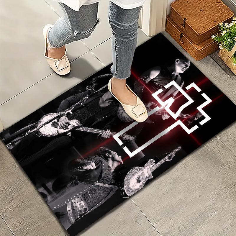 Rammstein Carpet Rug for Living Room Bedroom Home Sofa Decoration,Kids play Nonslip Floor Mat