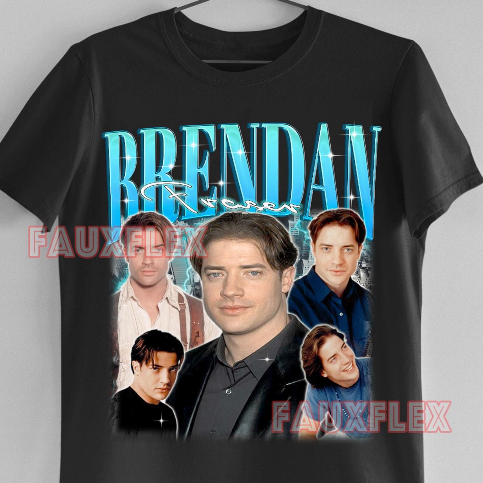 BRENDAN FRASER Shirt, Brendan Fraser Retro T-Shirt, Brendan Fraser Vintage Fan Tees, Brendan Fraser Merch Gift, Brendan Fraser Kids Tee XL
