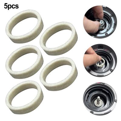 5Pcs Felt Washer Replacement For Breville Espresso BES870/BES878/BES880/BES860 Wool Ring Gasket Felt Washer