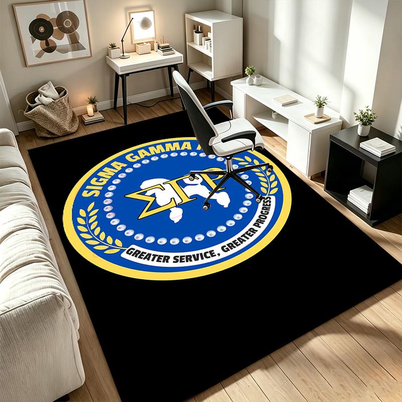 Sigma Gamma Rho A rug suitable for office chair areas living rooms and computer desks perfect for home offices and an ideal holiday gift