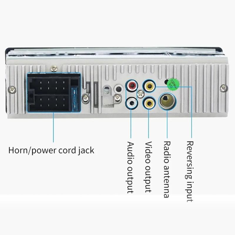 Multimedia Player Receiver Car Stereo Single Din MP5 Player Bluetooth-compatible Car Radio