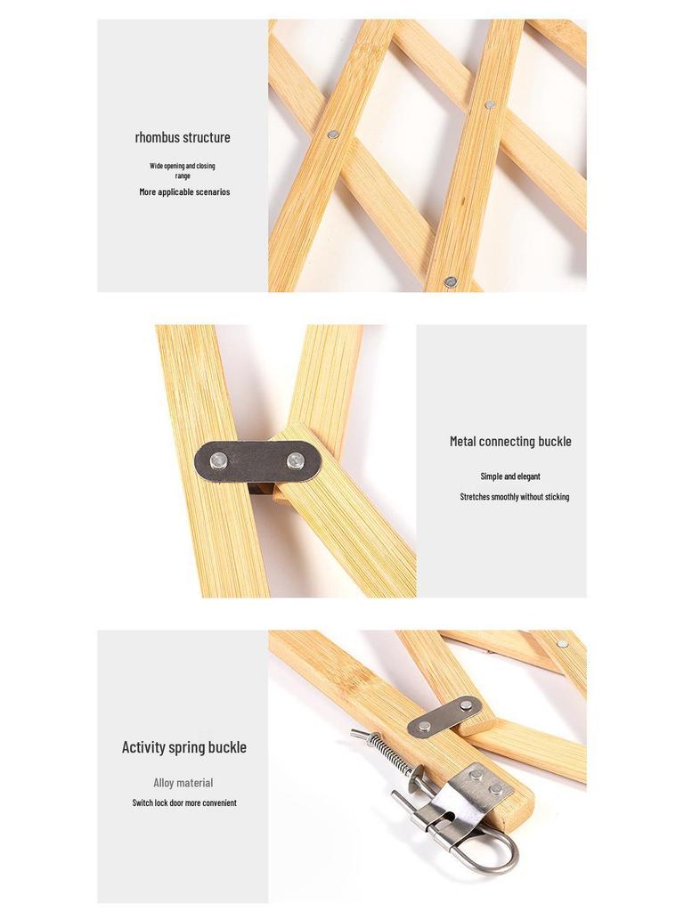 Portable Folding Pet Safety Gate: Isolation Net Fence for Home