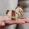 Ceramic Horse Figurine for Tea, Photography Prop Collection, Small Animal Sculpture Living Room,