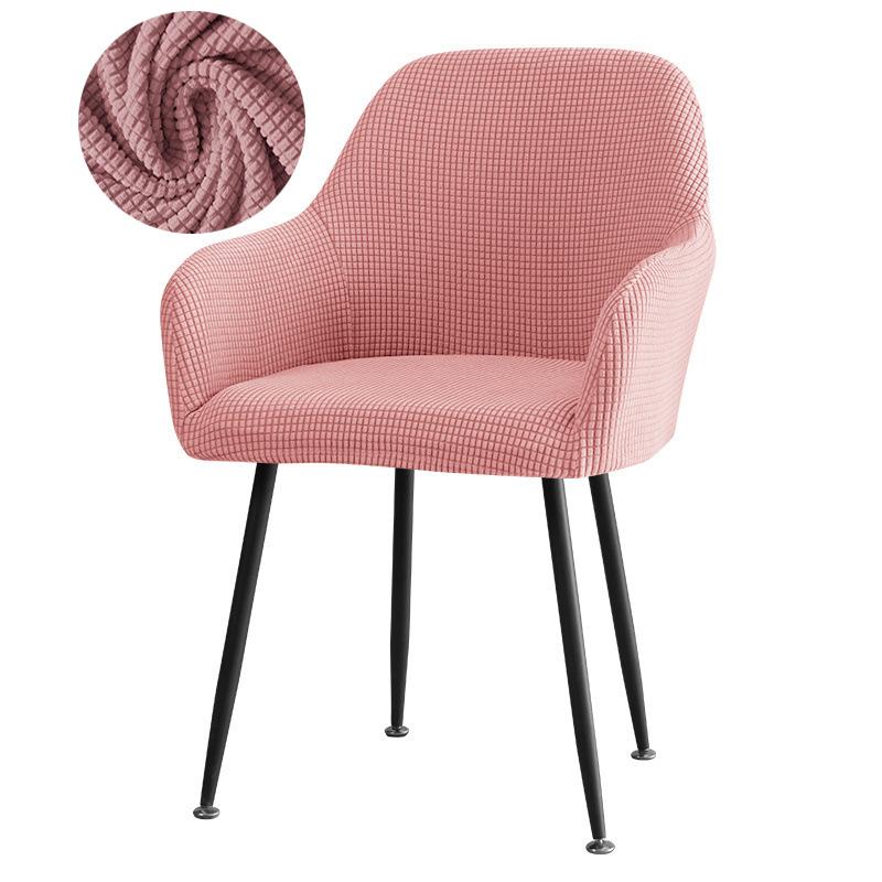 Thickened High Armrest Chair Cover Corn Grain Pattern Office Chair Cover for Home, Hotel, Banquet Dining Chairs