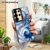 Phone Case: 2D Flat Samsung Galaxy A34 A35 M05 M06 S20 S22 S21 FE Plus 5G Protective Case, Couple Style, Swirl Pearl, Christmas and Halloween Gift