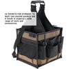Heavy Duty Tool Tote Bag With Anti-Tip Design Multi-Pocket Organization Large Tools Accessories