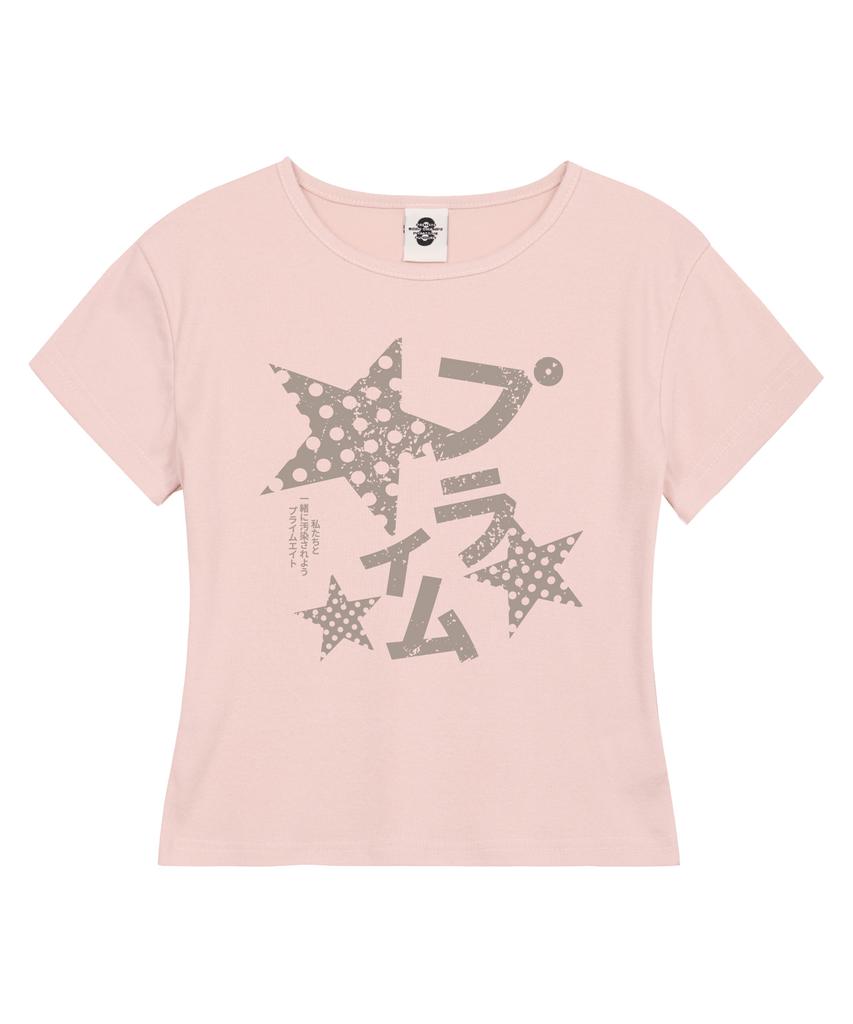 PRIMATE Poika Dot Milky Women'S Short Ribbed Short Sleeve T-Shirt 6 Colors
