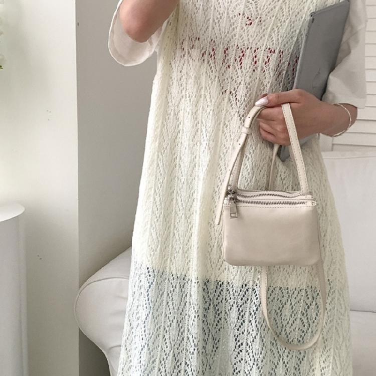 Casual PU Leather Crossbody Bag for Women Girls Phone Bag Small Shoulder Purse