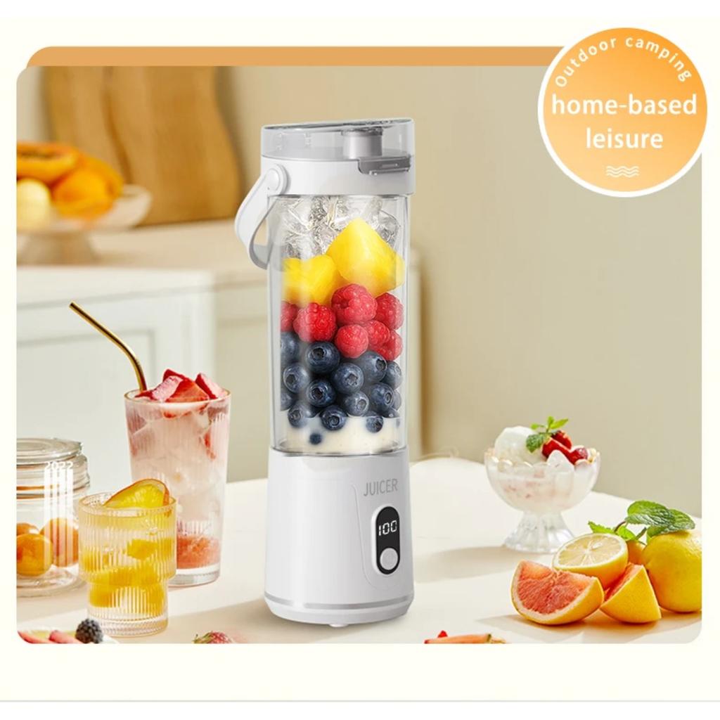 JOYBLISS Portable Blender 600ML Electric Juicer Fruit Mixers 4000mAh USB Rechargeable Smoothie Outdoor Fresh Fruit Blender Personal Juice