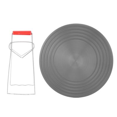 Non Slip Gas Stove Diffuser With Tray Lifter Fine Grinding Aluminum Alloy Heat Diffuser Plate for