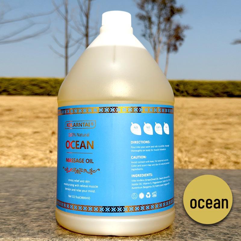 Thailand Imported Body Massage Essential Oils 3600ml - Lavender, Sweet Orange, Ocean, Jasmine, Rose, White Tea, Gua Sha Back Opening