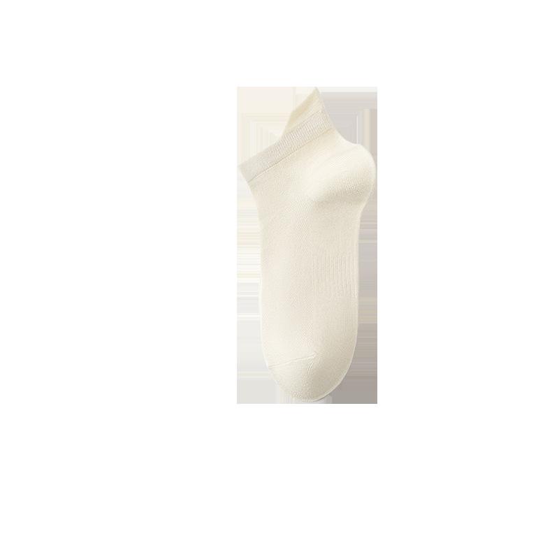 Lady Spring and Summer Candy Color Lift Ears Anti Bacterial Deodorant Do Not Take Off Heel Socks