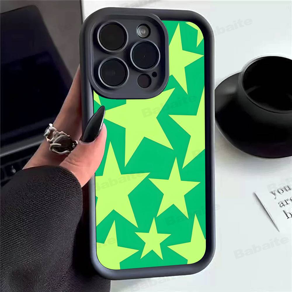 Phone Case Fashion Vintage Large Stars For Xiaomi Mi 15T 17 15 14 13 12 14T Lite Poco M7 F7 M6 X7 X6 F4 F5 Pro Ultra Back Cover
