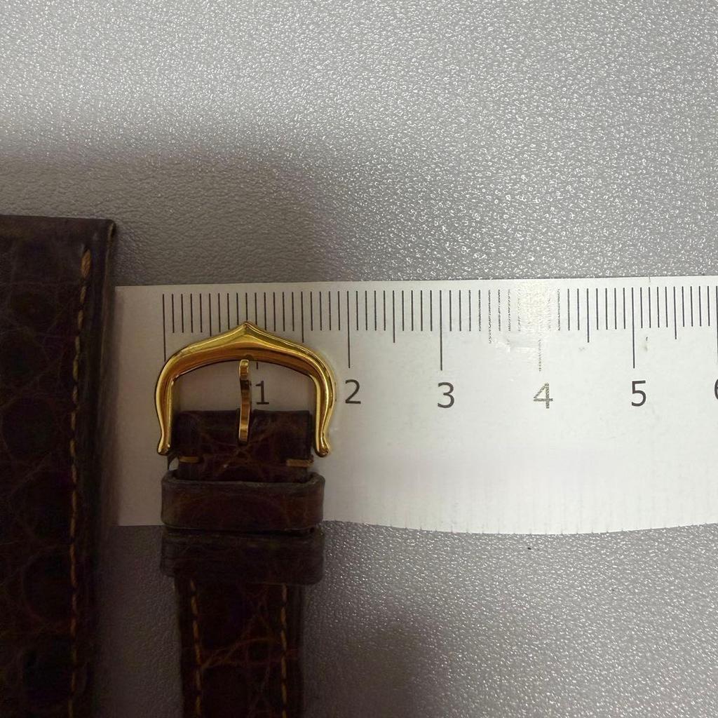 Used Cartier watch leather strap