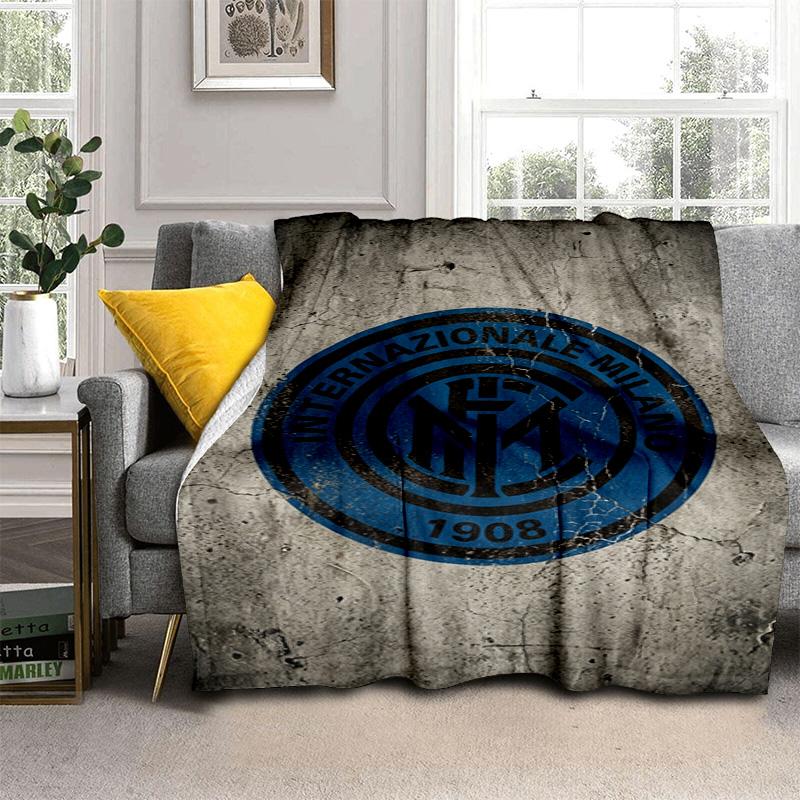 Fc Internazionale Century Passion Blanket Soft And Comfortable Camping Trip Sheet Digital Printing Office Rest Blanket