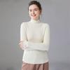 Fanzhen Women's High-Neck Slim Fit Cashmere Sweater