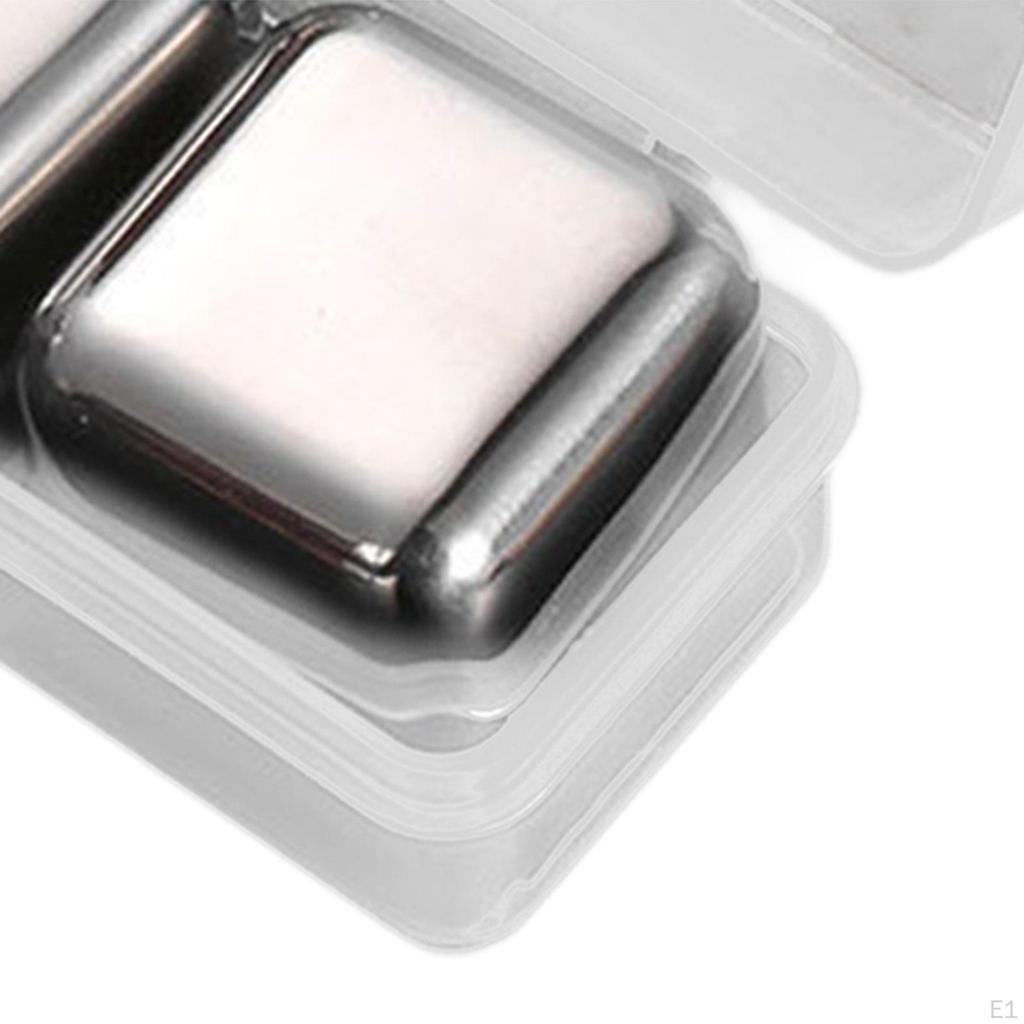 Stainless Steel Ice Cubes for Refreshing Drinks, Entertaining And Gifting