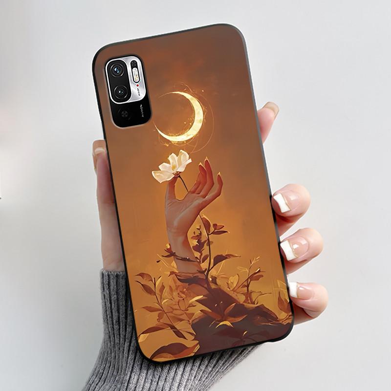 Casing For Redmi Note 10 JE 10T JE Phone Case Luxury Dragon Cute Cool Boys Girls Shockproof Black Matte Soft Silicone Back Cover