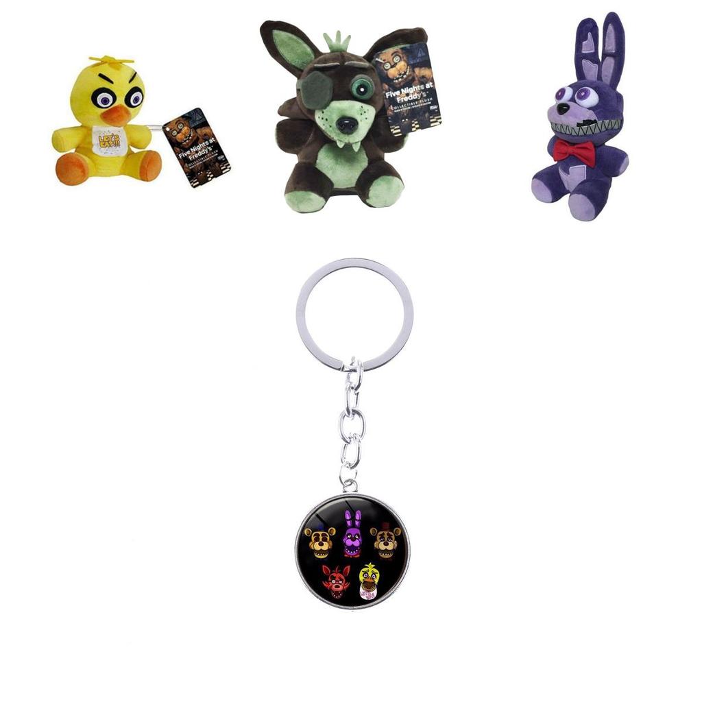 Five Nights At Freddy's Chica Bonnie Foxy Pluszowa Lalka Miękka i Przytulna!