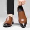 Fashion Summer Autumn Breathable Dress Shoes for Men Solid Color Fashion Casual Antiskid Wedding Shoes Male 2025 New Designer Shoe Man
