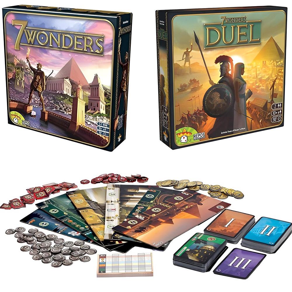 7 Чудес: Дуель Стратегічна Настільна Гра Для Дорослих Дітей