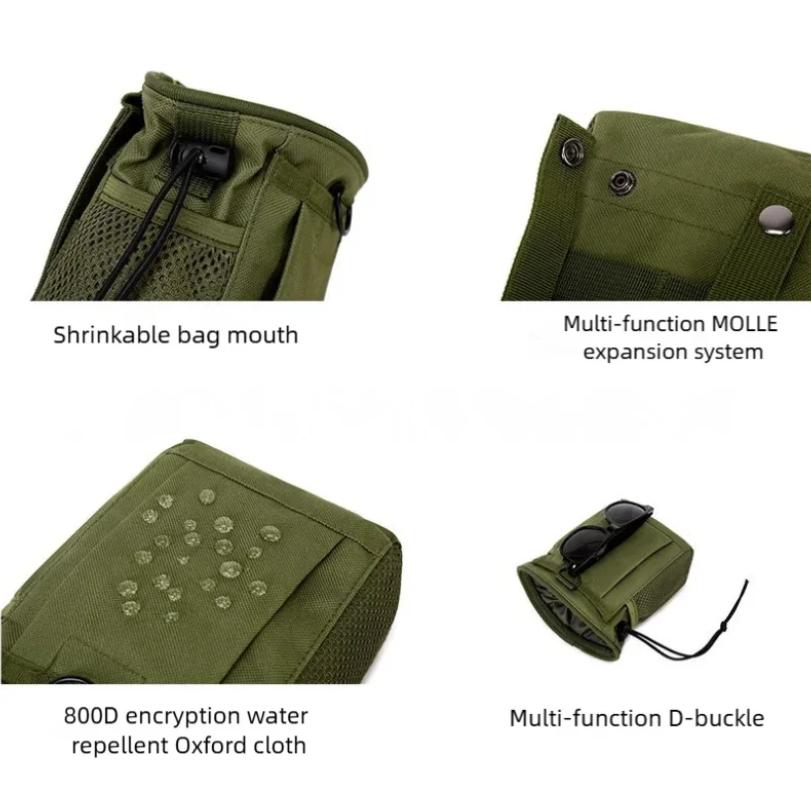 Outdoor 3-5L Camouflage Molle 600D Nylon Dump Drop Pouch Recycle Waist Pack Bags