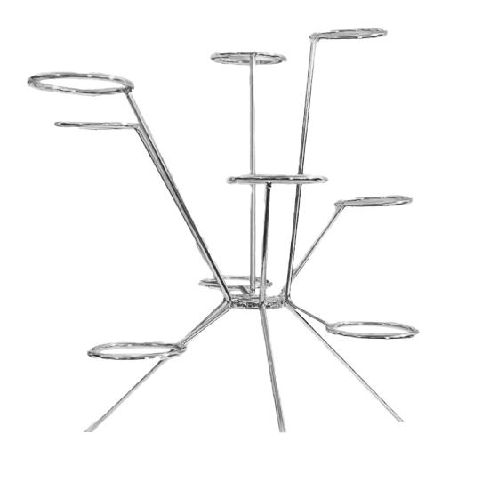 Explodierende Obstschale Skulptur Handgeschweißtes Metall Mittelstück für Tischdeko Radiales Design Obstschale Modernes Zuhause