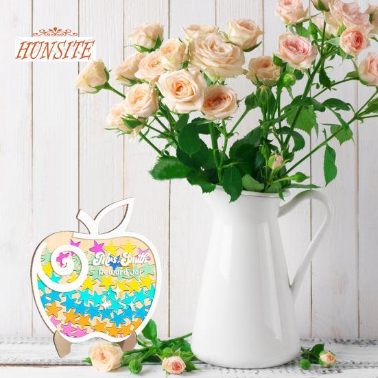 Magnetická nádoba na odměny Stars, barevné žetony, nástroj pro správu třídy