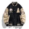 2025 New Spring and Autumn Jacket Men's Jacket Casual Suede Fleece Baseball Jersey American Street Style Embroidered Baseball Collar
