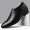2025 Spring and Autumn New Men's Leather Shoes British Large Size Business Trend Dress Casual Shoes Office Men's Shoes Trend