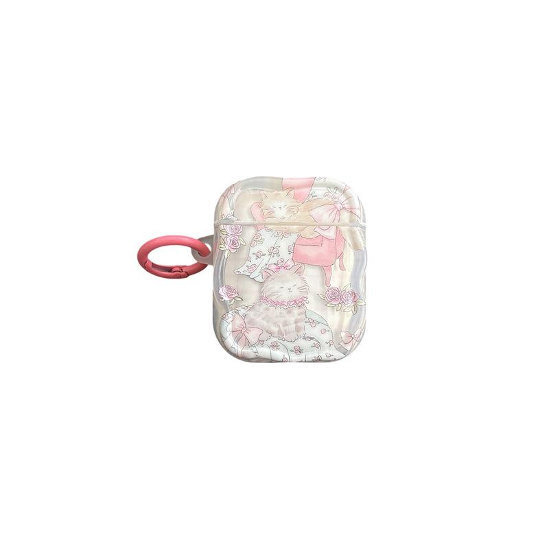 Sofa floral cat is suitable for airpods4 protective case Apple Bluetooth wireless 2/3 generation pro2 earphone cover female