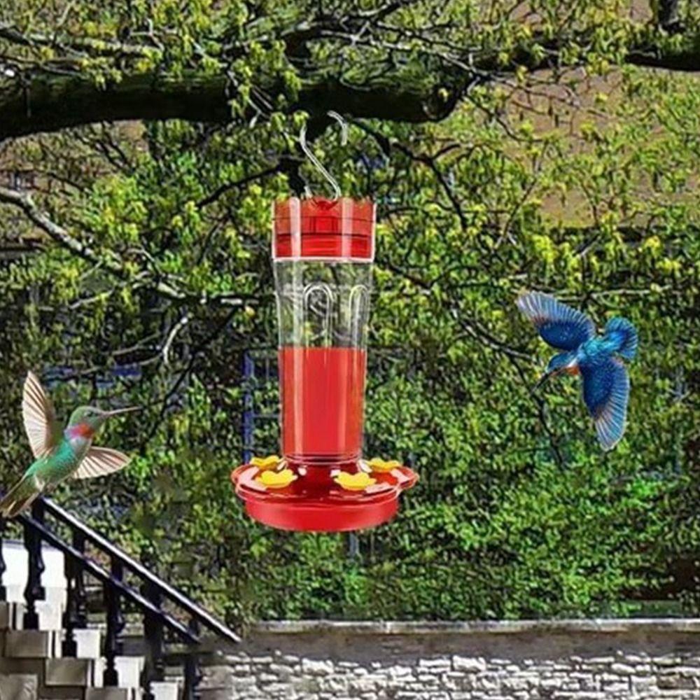 Hanging Hummingbird Feeder Plastic Hummingbird Drinker Bird Drinking Fountain Bird Feeder Garden