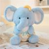 Blue Jiji Elephant Plush - Soothing Cloth Doll for Children's Sleep