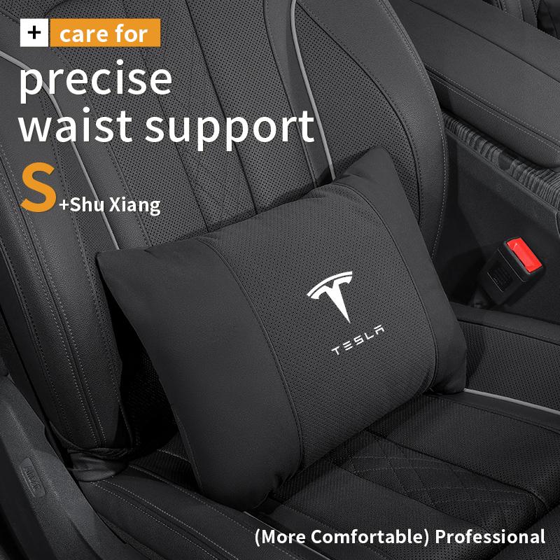 For Tesla Model 3 Model Y Model S Model X Car Headrest Neck Support Seat Soft Neck Pillow Automobile Tesla Interior Accessories