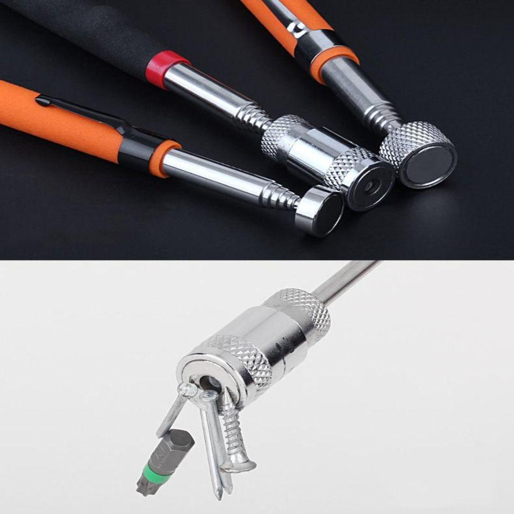 Light Handheld Telescopic Magnetic Pen Magnet Stick Gadget Pickup Rod Stick Magnetic Pick-Up Tools
