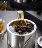 Isolierter doppelwandiger Eisbehälter aus Edelstahl für Champagner, Wein und Bier
