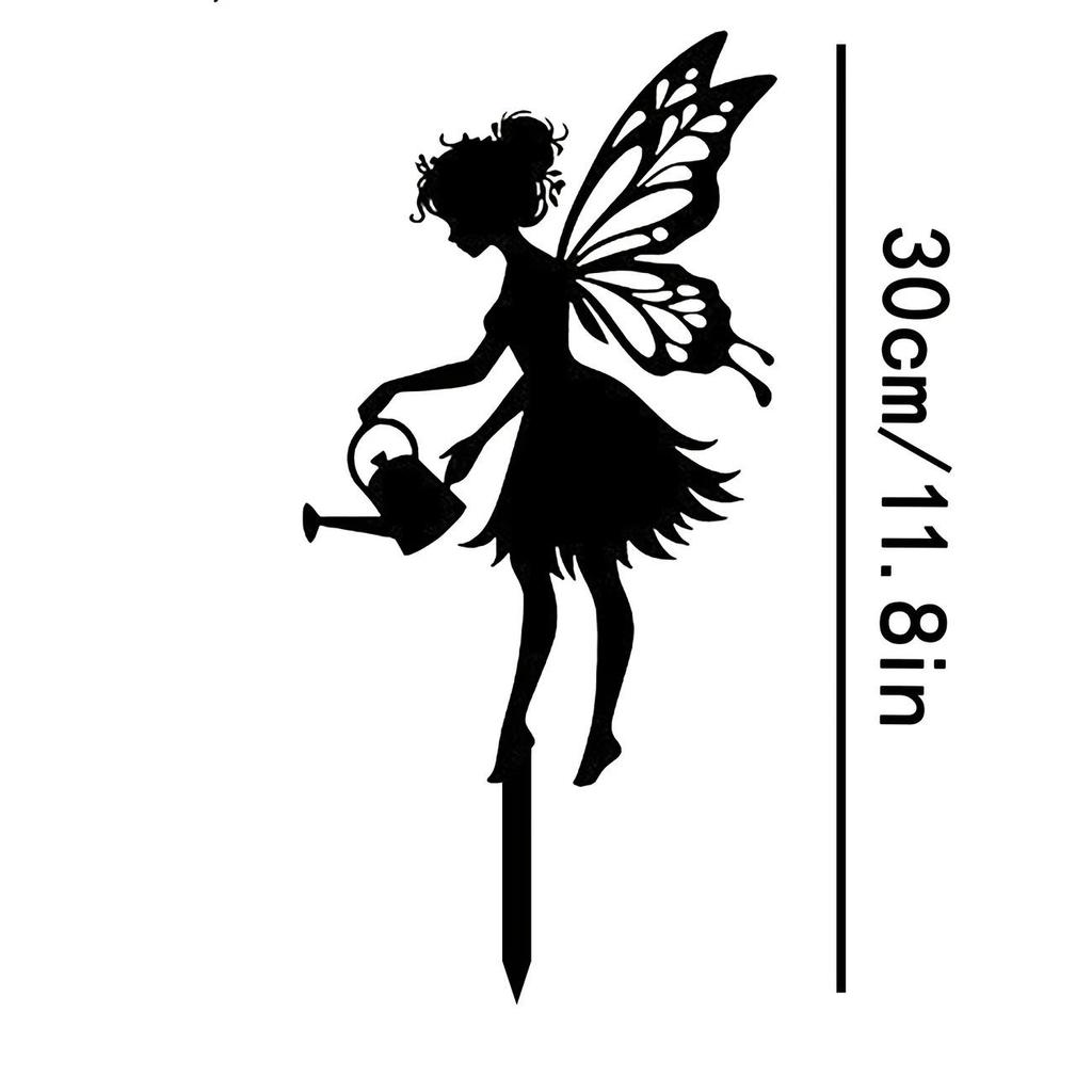 Cross Metal Ground Insert Sign for Garden Decoration