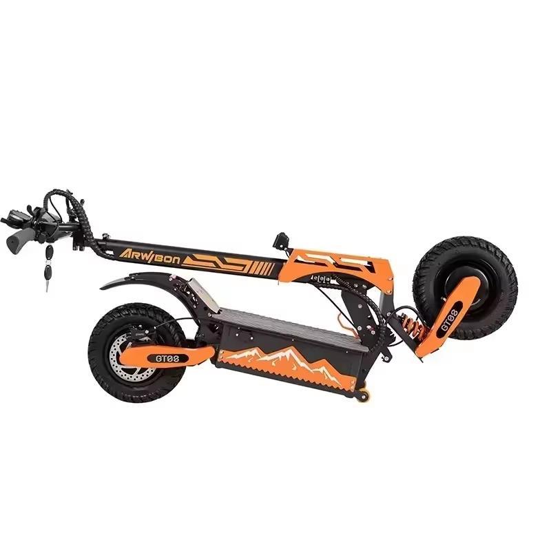 EU Warehouse GT08 2025 New 5600W Dual Motor Electric Scooter 60V 27AH Max Speed 65~75km/h LCD Display 11 Inch Tyres Max Range 80