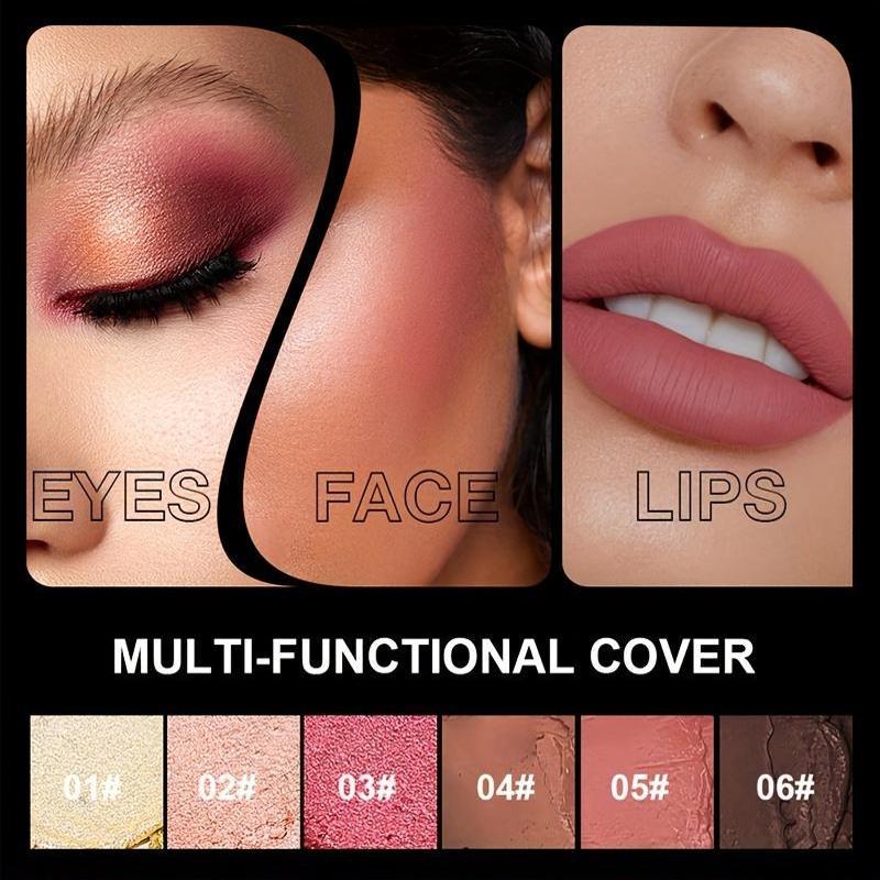 Waterproof Blush Stick - Matte Finish, Strong Concealer, All Skin Tones, Berry & Pink Shades for a Natural Glow