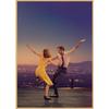 La La Land Retro Music Film Poster - Kraft Paper Wall Decor Mural