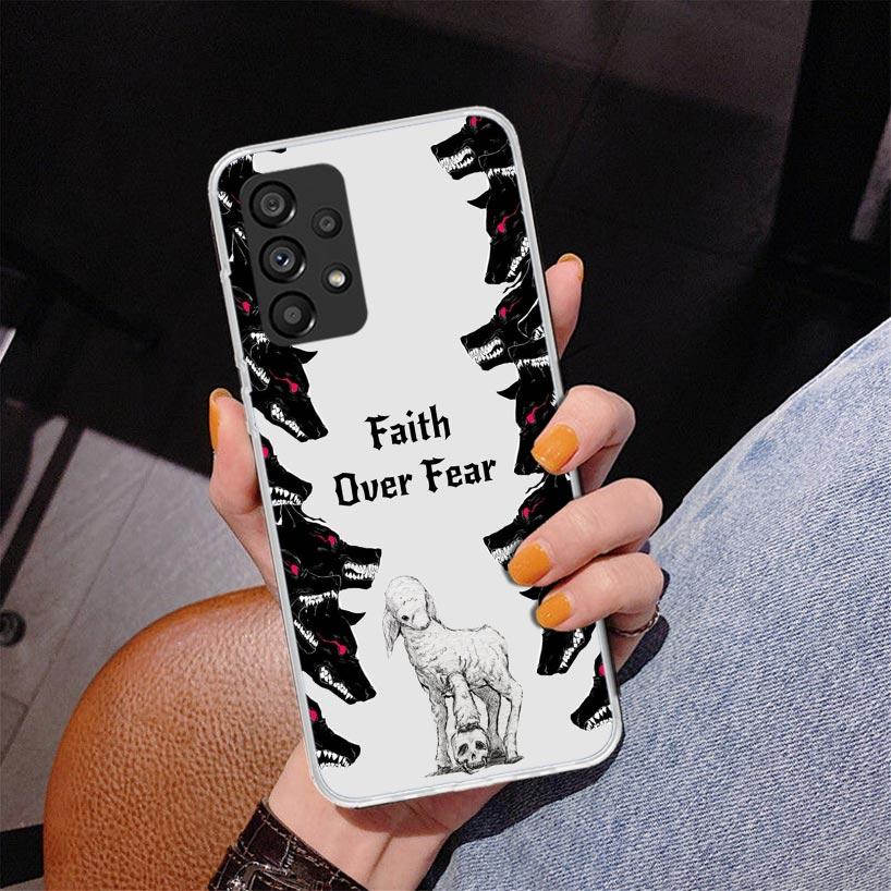 Son Of God Jesus Cross Holy Light Phone Case For Samsung Galaxy A52 A32 A22 A12 A51 A31 A50S A30S A20S A10S Note 20 Ultra 10 Plu